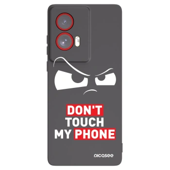 Picasee husă neagră din silicon pentru Motorola Edge 50 Fusion - Cloudy Eye - Transparent