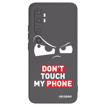 Picasee husă neagră din silicon pentru Xiaomi Mi Note 10 (Pro) - Cloudy Eye - Transparent