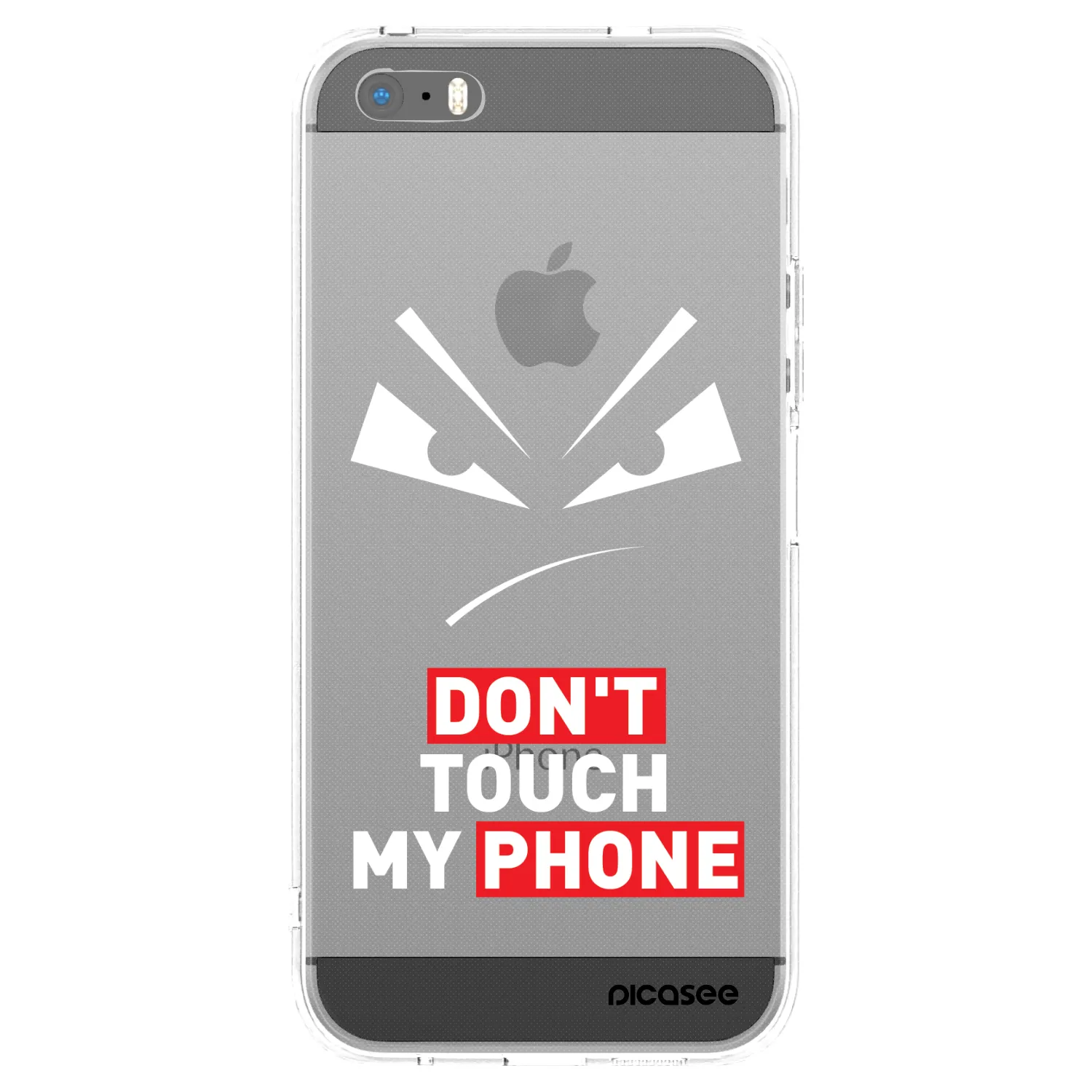 Picasee husă transparentă din silicon pentru Apple iPhone 5/5S/SE - Evil Eye - Transparent