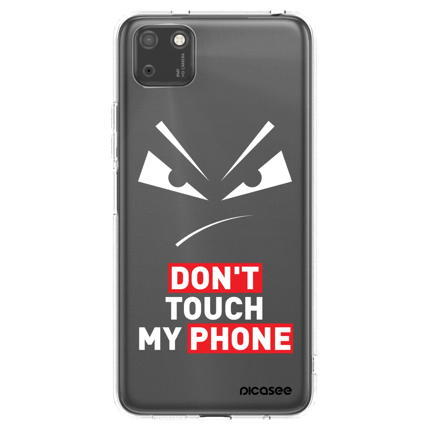 Picasee husă transparentă din silicon pentru Huawei Y5P - Evil Eye - Transparent