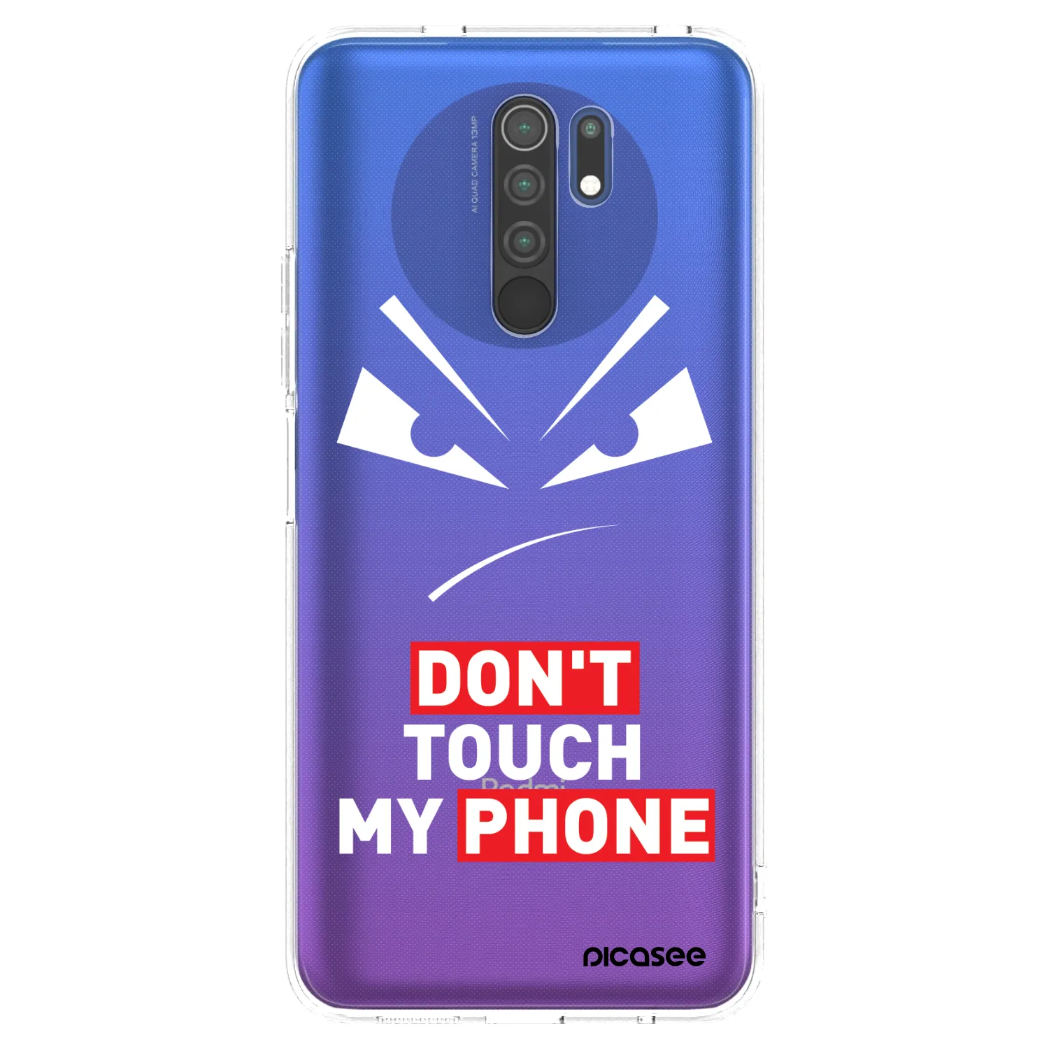 Picasee husă transparentă din silicon pentru Xiaomi Redmi 9 - Evil Eye - Transparent