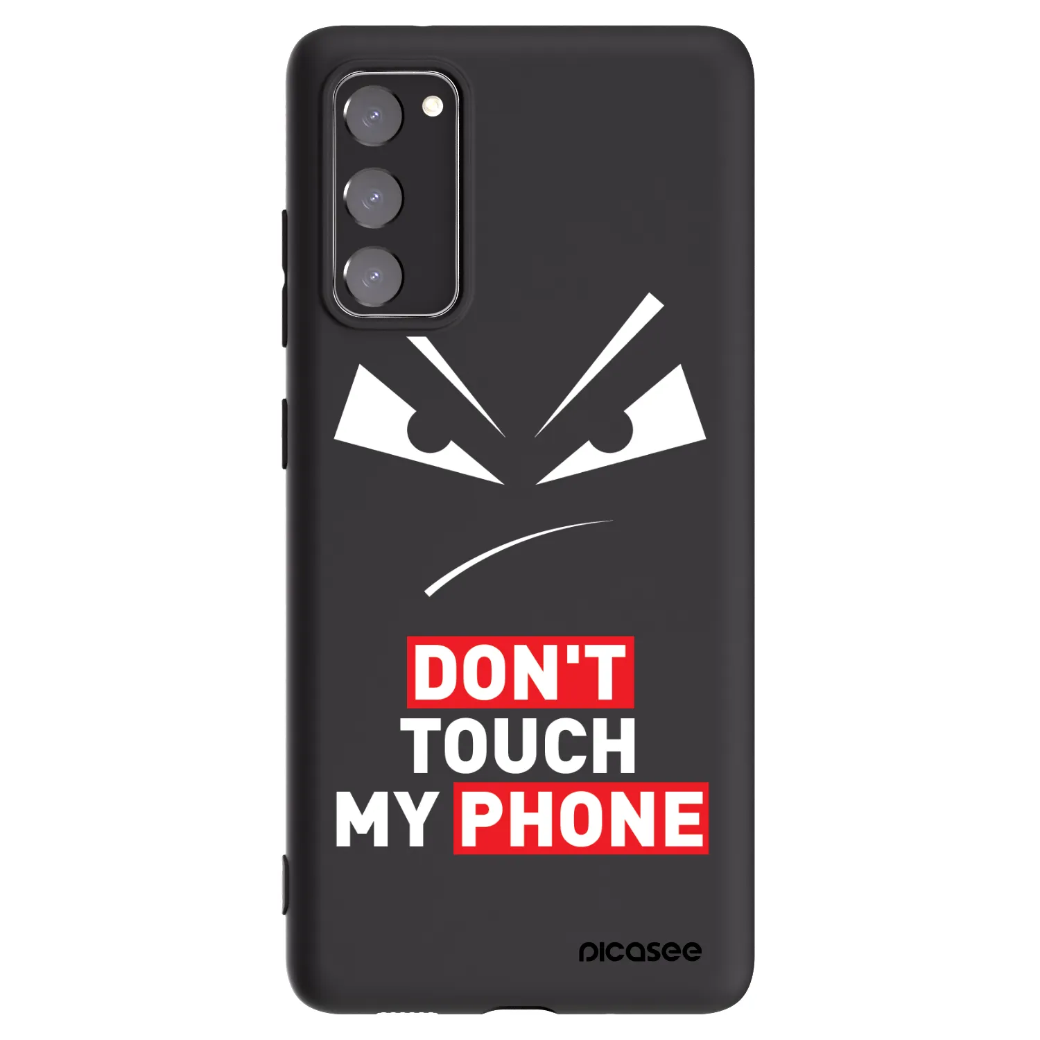 Picasee husă neagră din silicon pentru Samsung Galaxy S20 FE - Evil Eye - Transparent