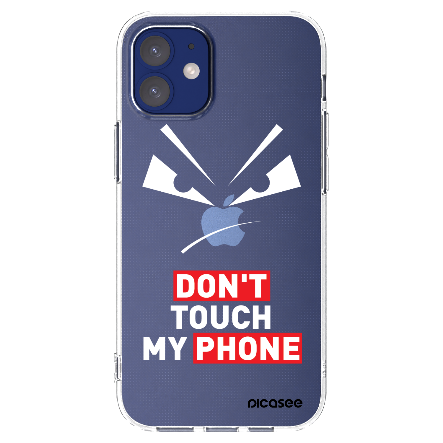 Picasee husă transparentă din silicon pentru Apple iPhone 12 mini - Evil Eye - Transparent