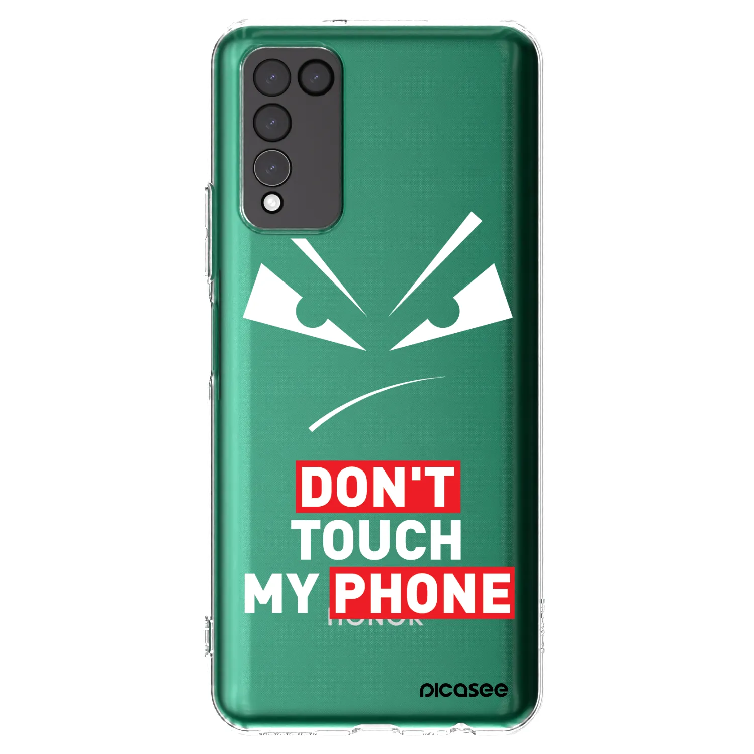 Picasee husă transparentă din silicon pentru Honor 10X Lite - Evil Eye - Transparent