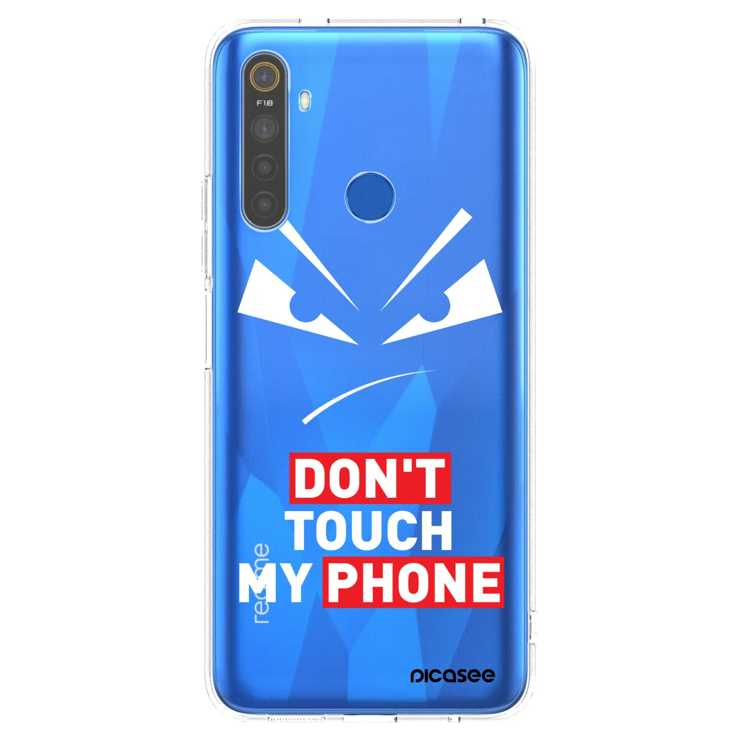 Picasee husă transparentă din silicon pentru Realme 5 - Evil Eye - Transparent