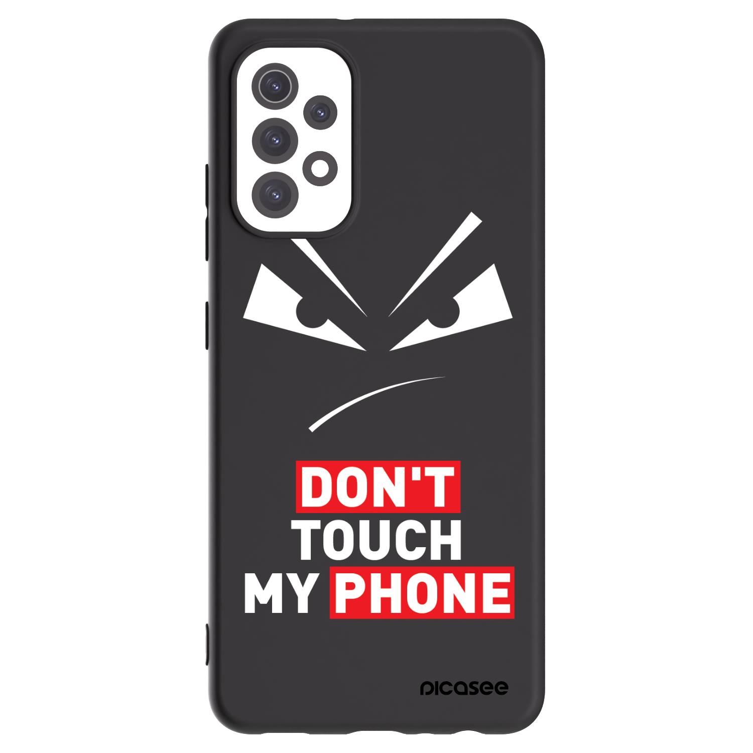 Picasee husă neagră din silicon pentru Samsung Galaxy A32 5G A326B - Evil Eye - Transparent