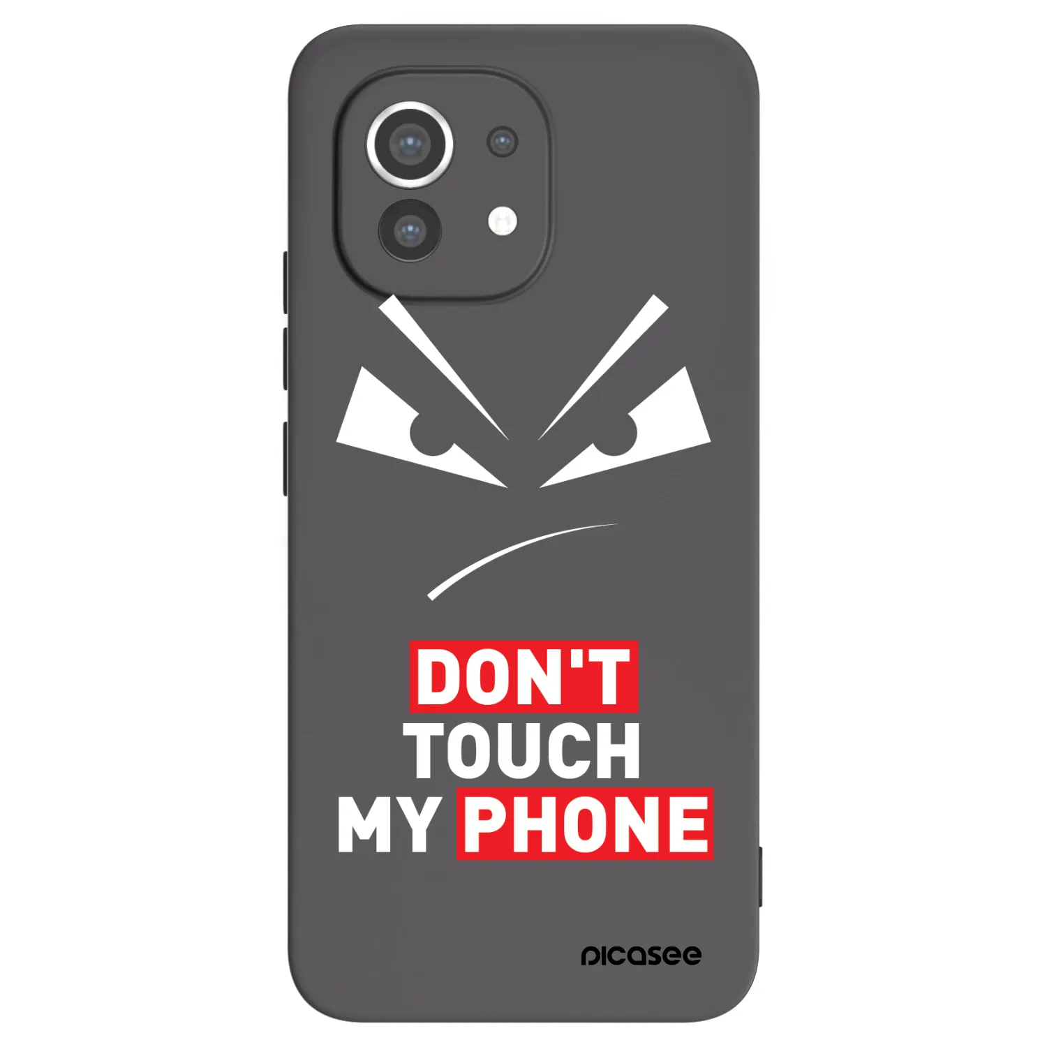 Picasee husă neagră din silicon pentru Xiaomi Mi 11 - Evil Eye - Transparent