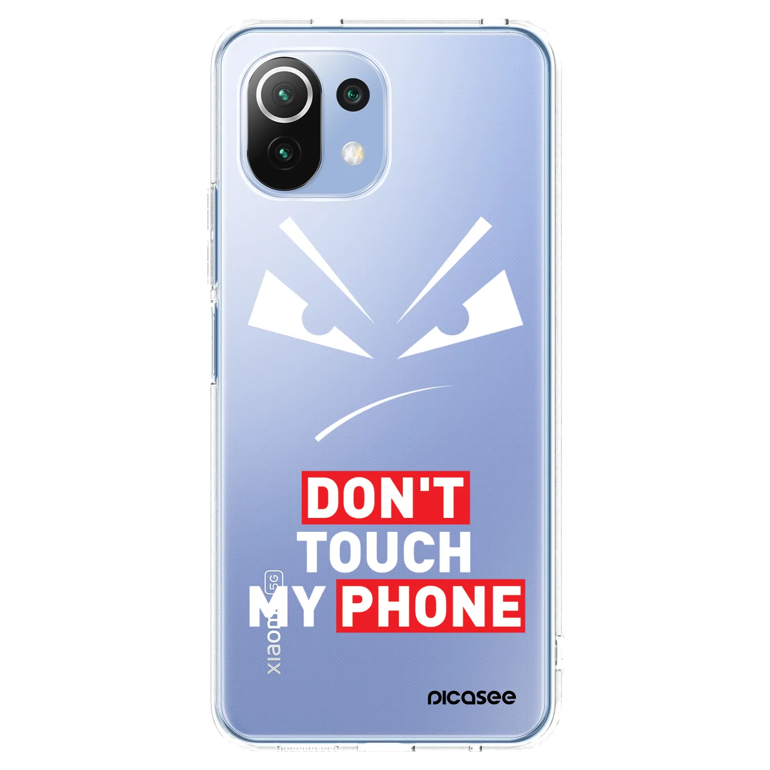 Picasee husă transparentă din silicon pentru Xiaomi Mi 11 Lite - Evil Eye - Transparent