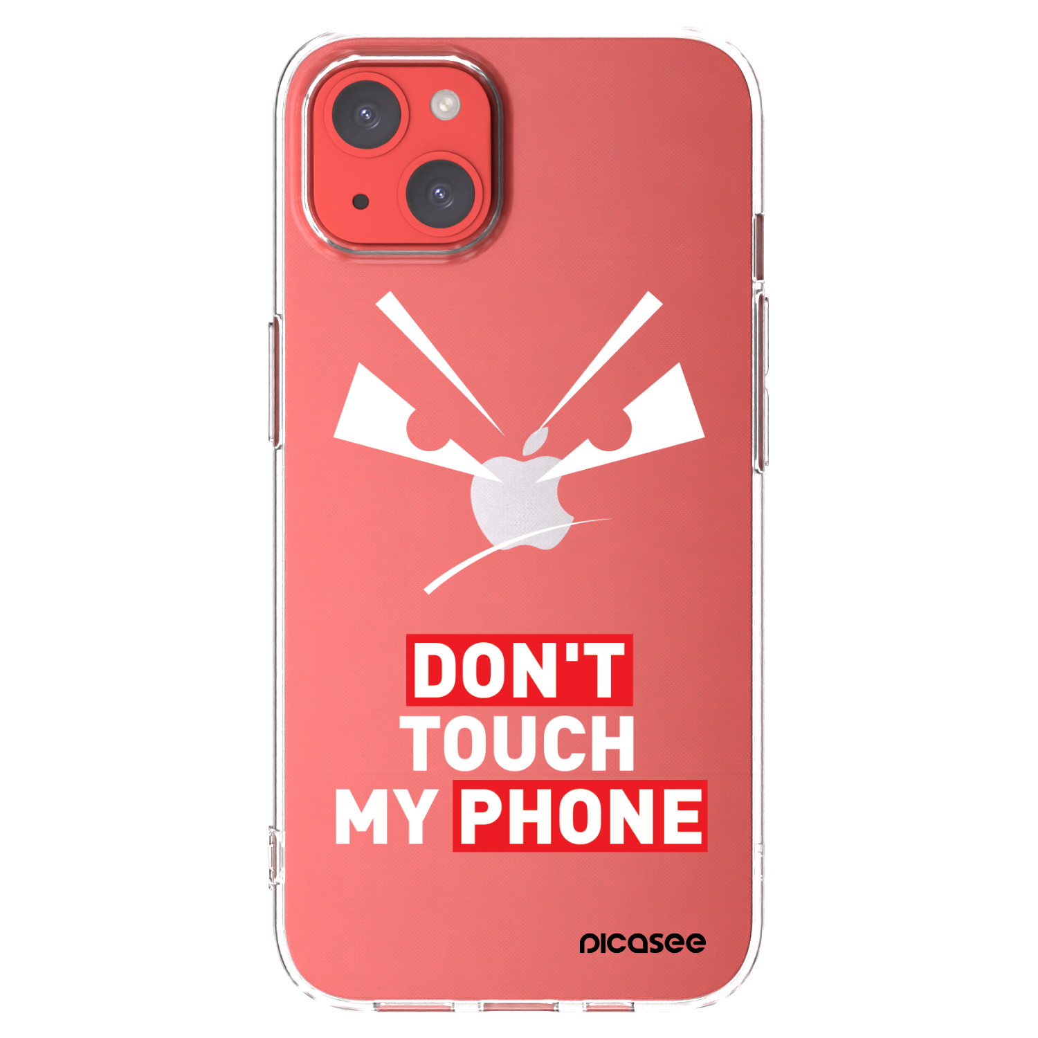 Picasee husă transparentă din silicon pentru Apple iPhone 13 - Evil Eye - Transparent