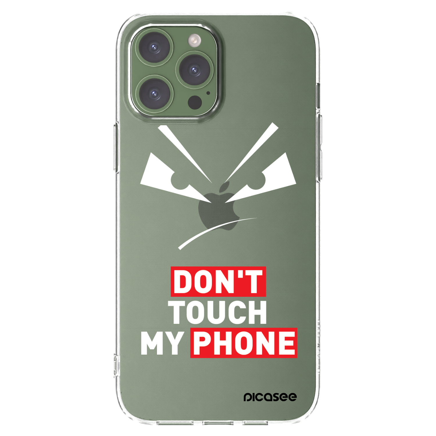 Picasee husă transparentă din silicon pentru Apple iPhone 13 Pro Max - Evil Eye - Transparent