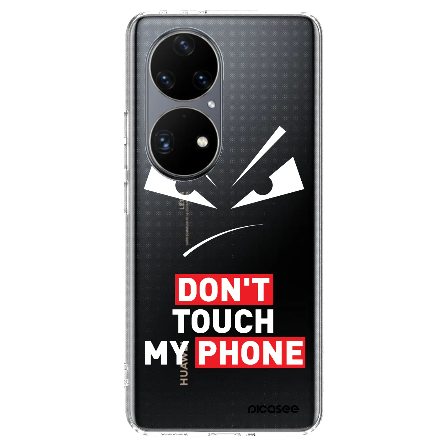 Picasee husă transparentă din silicon pentru Huawei P50 - Evil Eye - Transparent