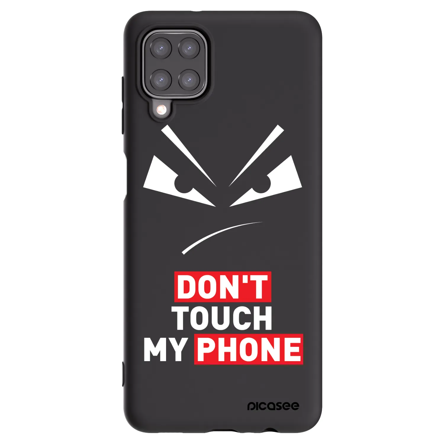 Picasee husă neagră din silicon pentru Samsung Galaxy M12 M127F - Evil Eye - Transparent