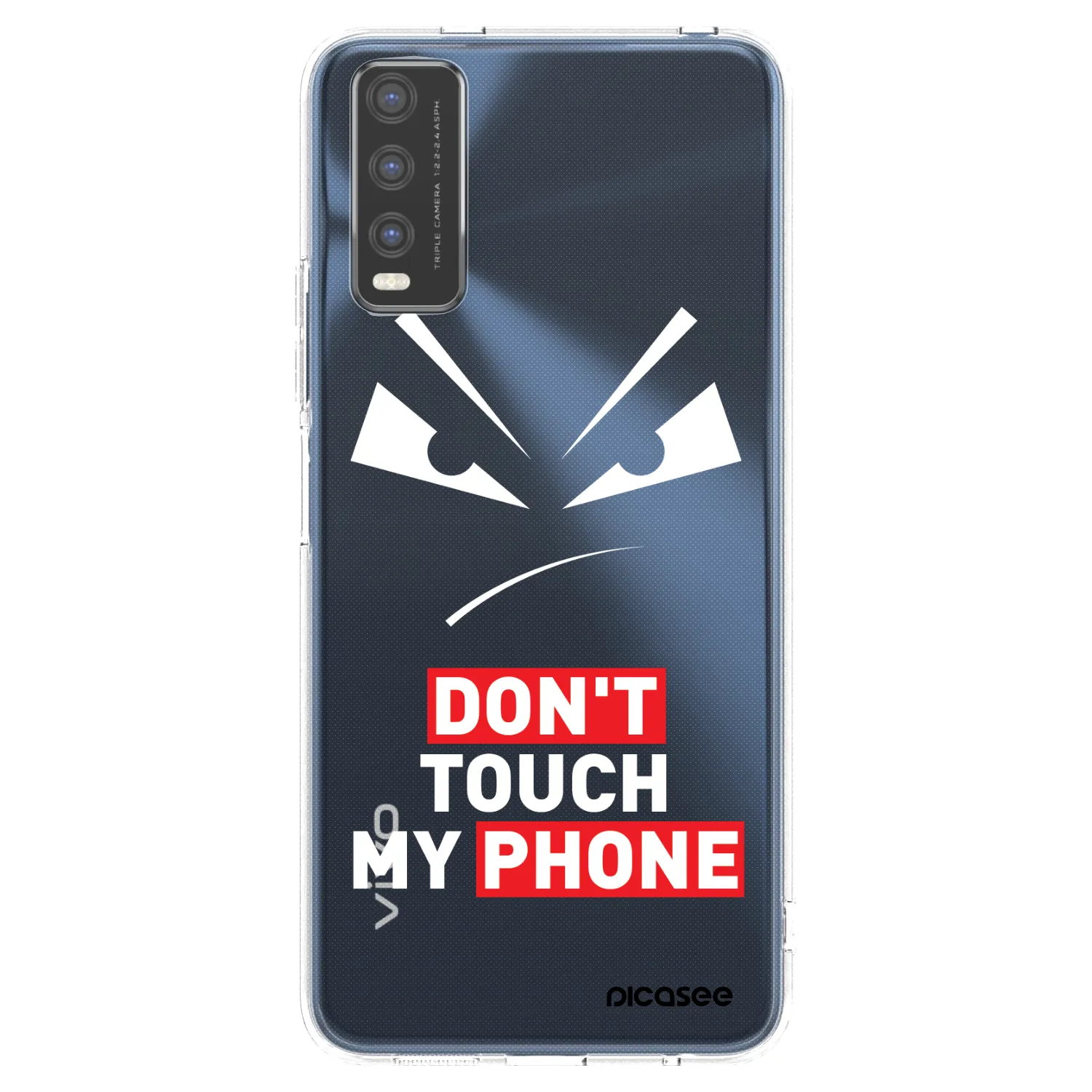 Picasee husă transparentă din silicon pentru Vivo Y20s - Evil Eye - Transparent