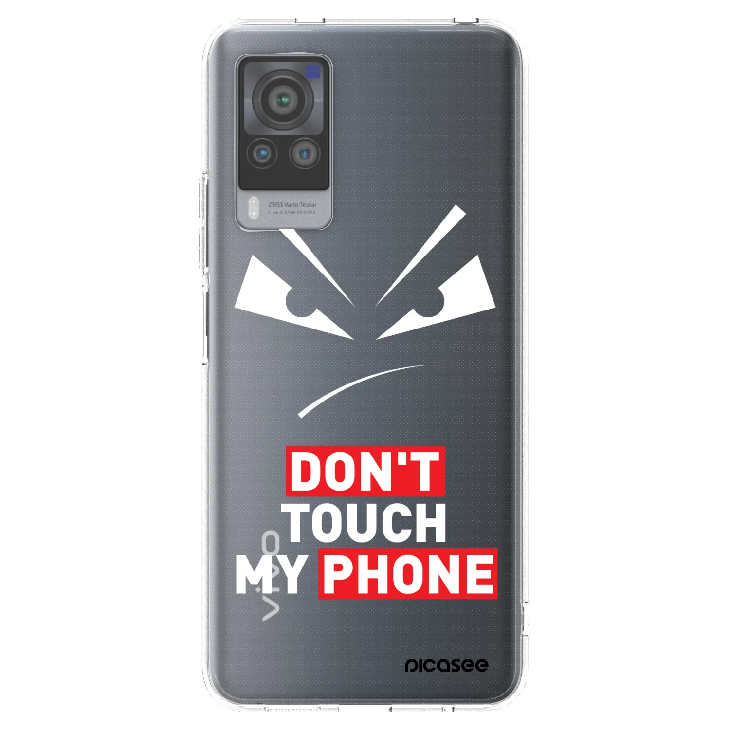 Picasee husă transparentă din silicon pentru Vivo X60 Pro 5G - Evil Eye - Transparent