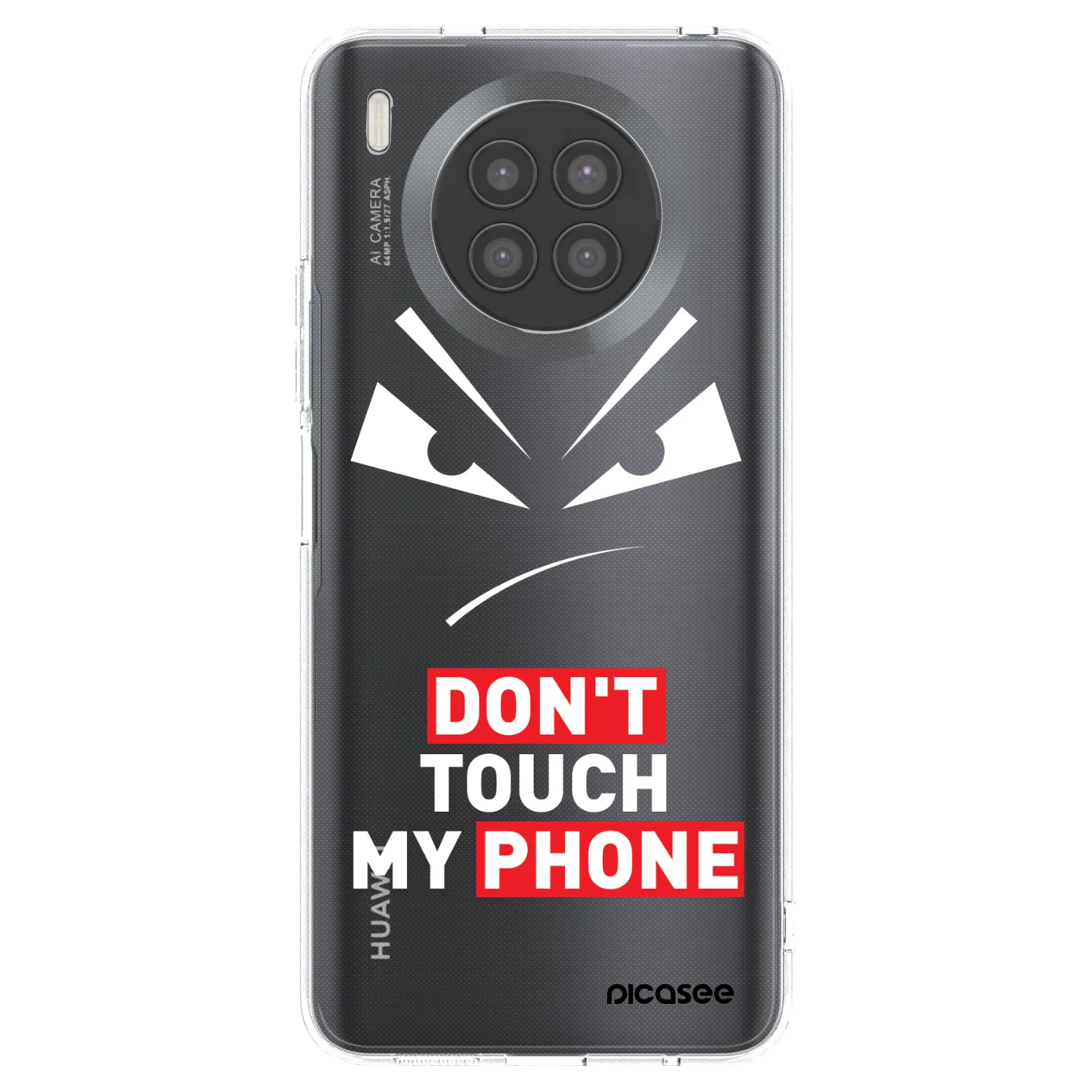 Picasee husă transparentă din silicon pentru Huawei Nova 8i - Evil Eye - Transparent