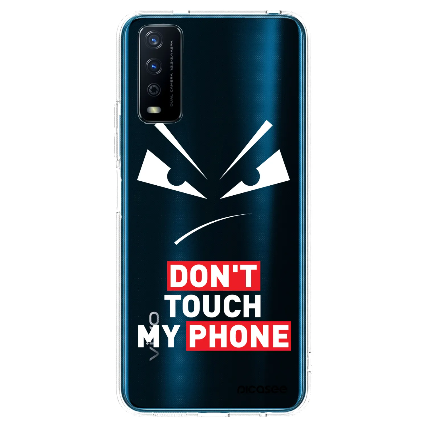 Picasee husă transparentă din silicon pentru Vivo Y11s - Evil Eye - Transparent