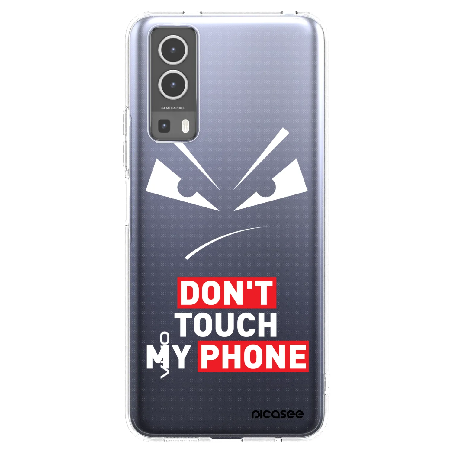 Picasee husă transparentă din silicon pentru Vivo Y72 5G - Evil Eye - Transparent