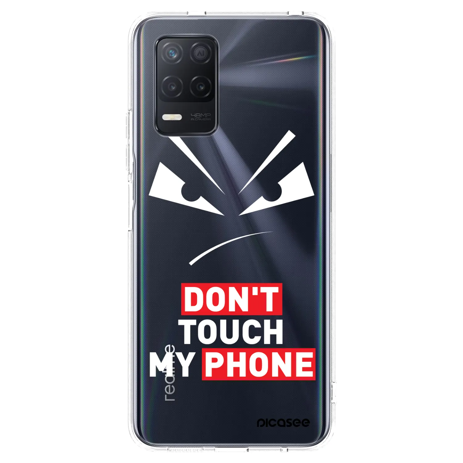 Picasee husă transparentă din silicon pentru Realme 8 5G - Evil Eye - Transparent