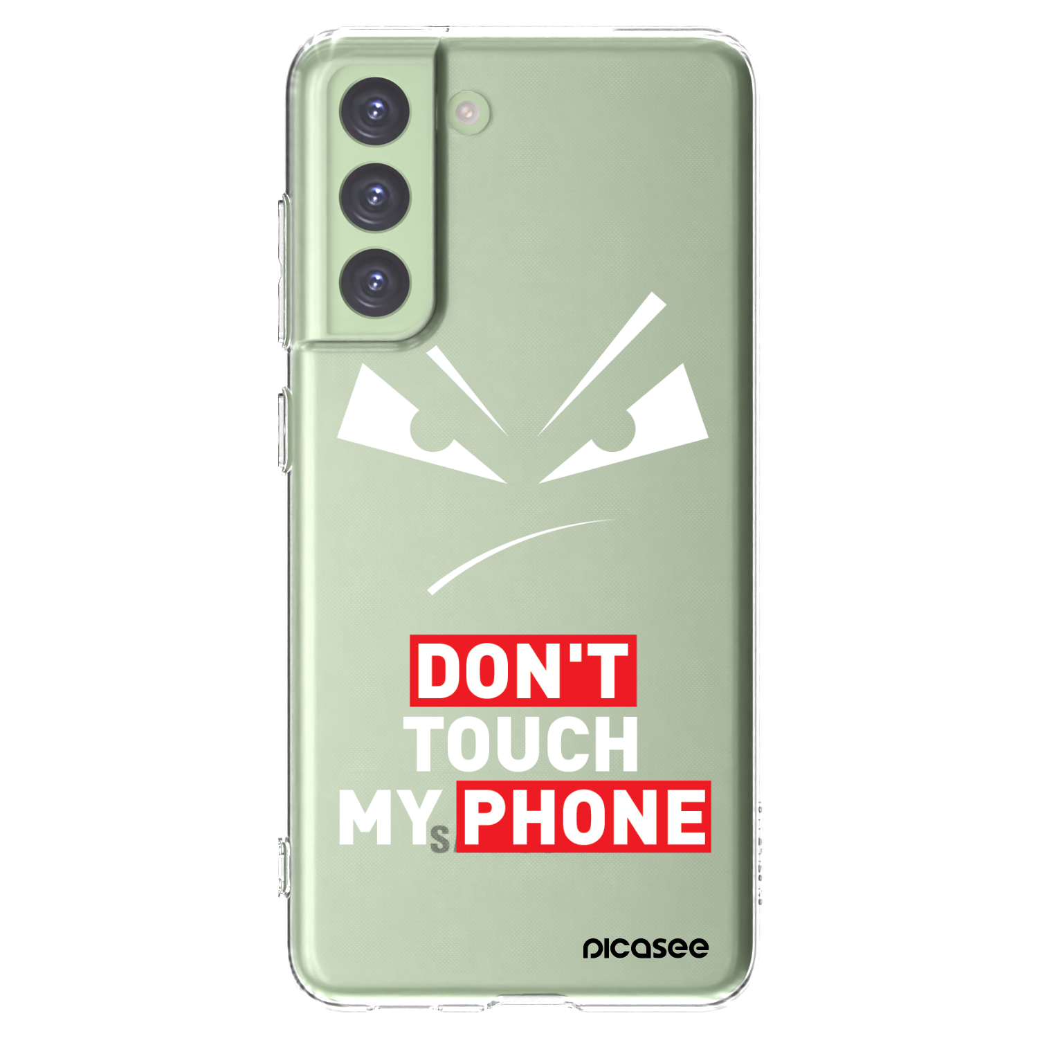 Picasee husă transparentă din silicon pentru Samsung Galaxy S21 FE 5G - Evil Eye - Transparent