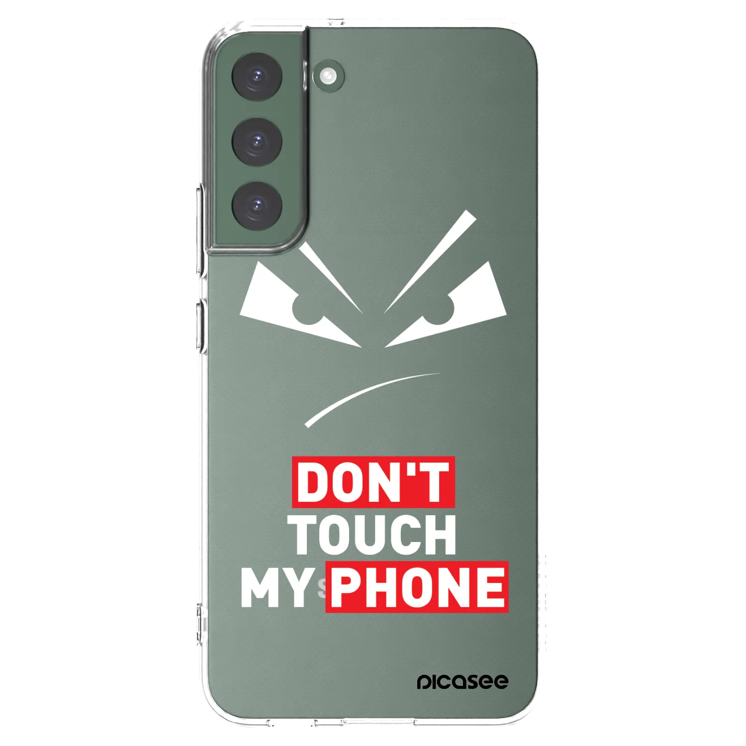Picasee husă transparentă din silicon pentru Samsung Galaxy S22+ 5G - Evil Eye - Transparent
