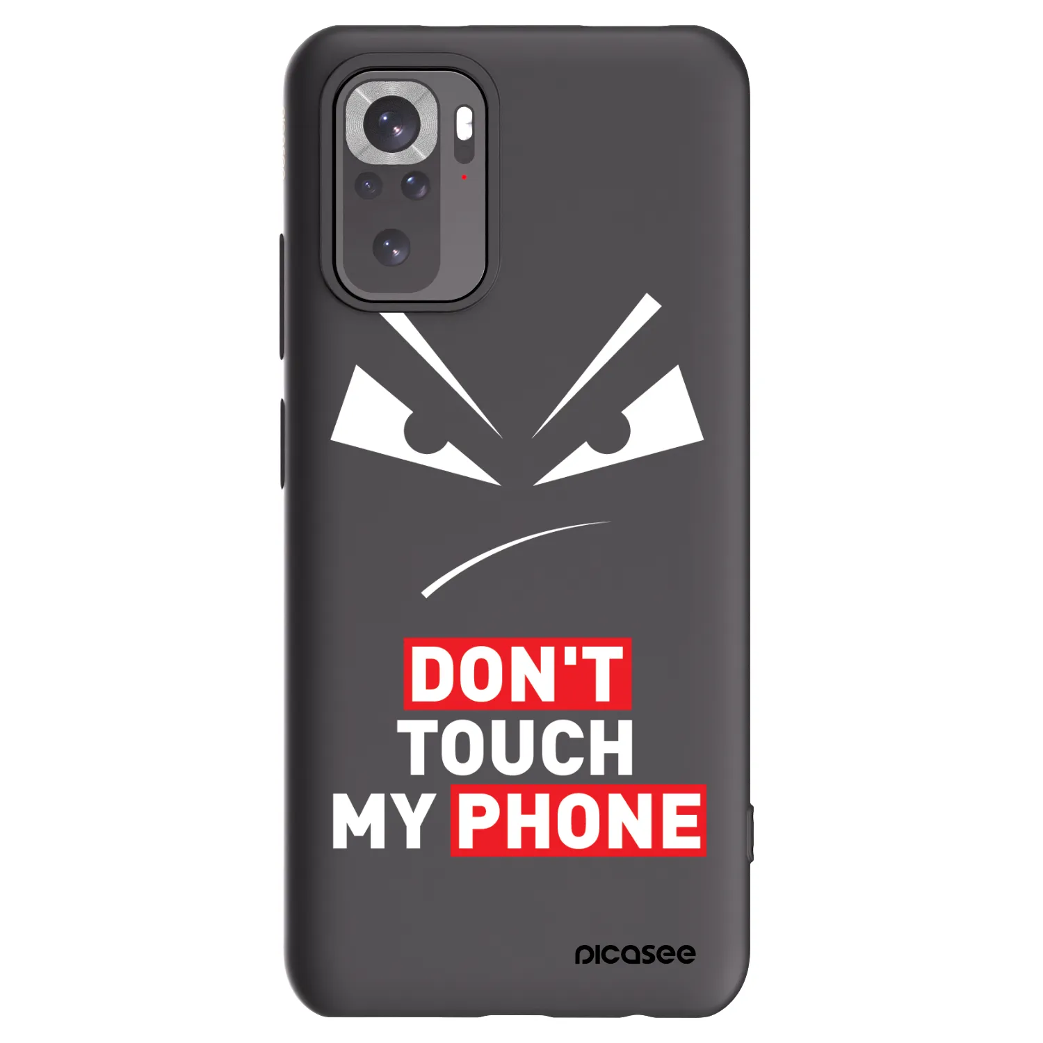 Picasee husă neagră din silicon pentru Xiaomi Redmi Note 11S 4G - Evil Eye - Transparent