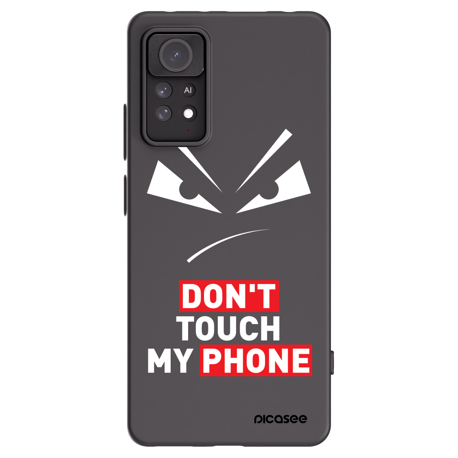 Picasee husă neagră din silicon pentru Xiaomi Redmi Note 11 Pro - Evil Eye - Transparent