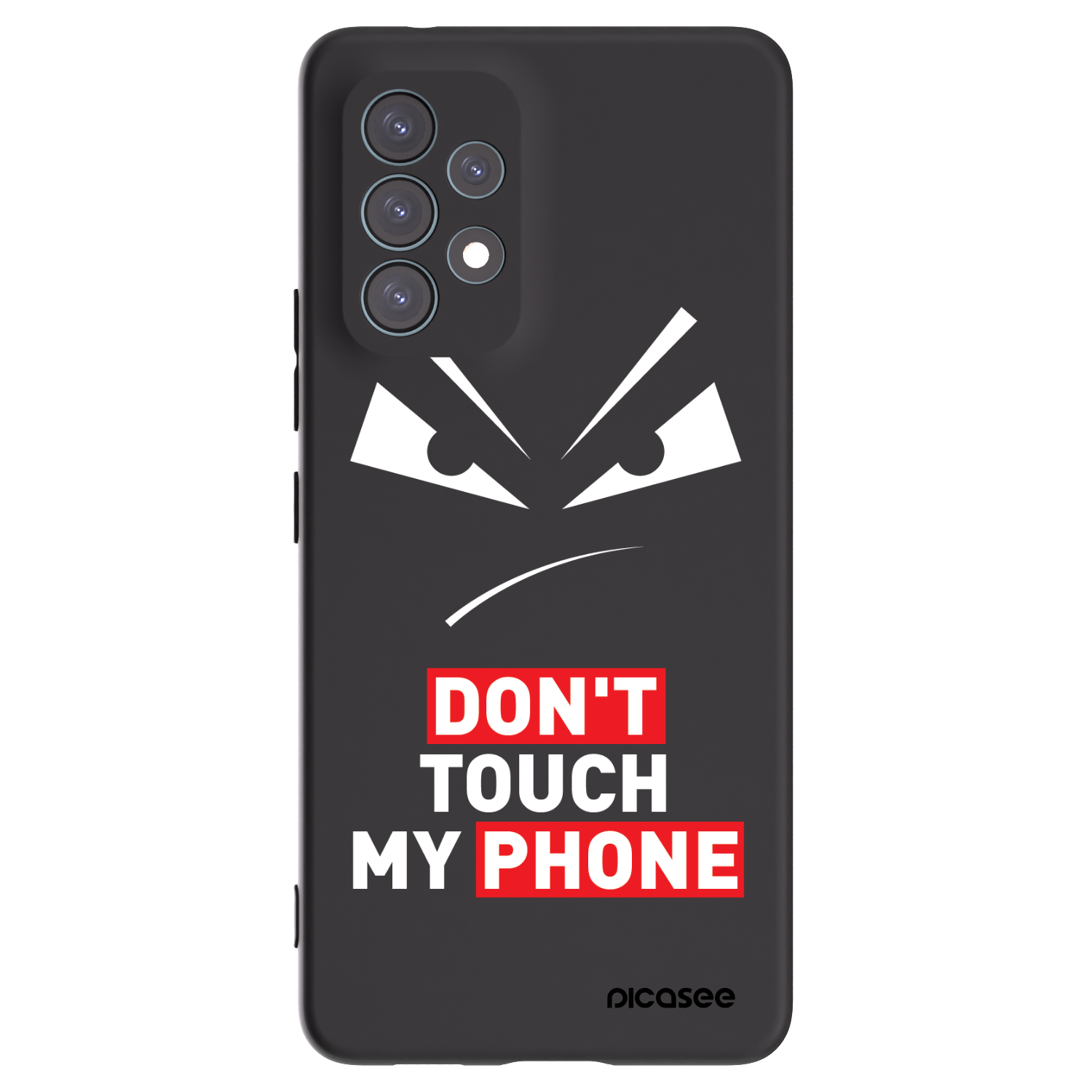 Picasee husă neagră din silicon pentru Samsung Galaxy A53 5G A536 - Evil Eye - Transparent