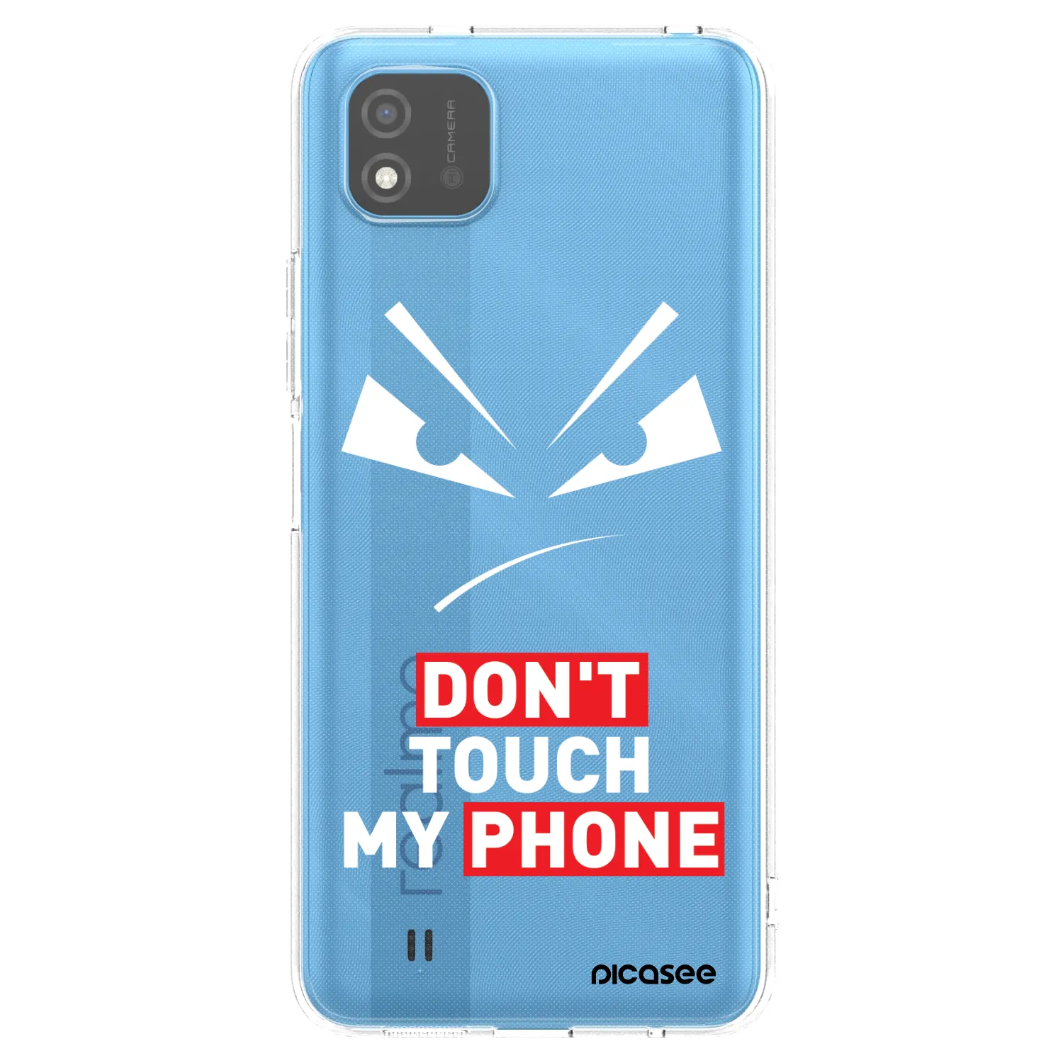 Picasee husă transparentă din silicon pentru Realme C11 (2021) - Evil Eye - Transparent