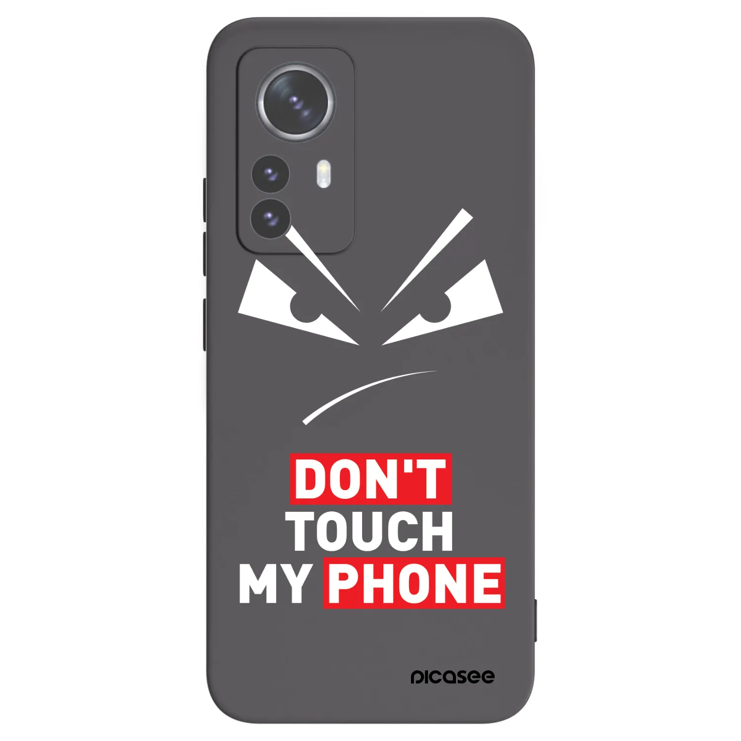 Picasee husă neagră din silicon pentru Xiaomi 12 Pro - Evil Eye - Transparent