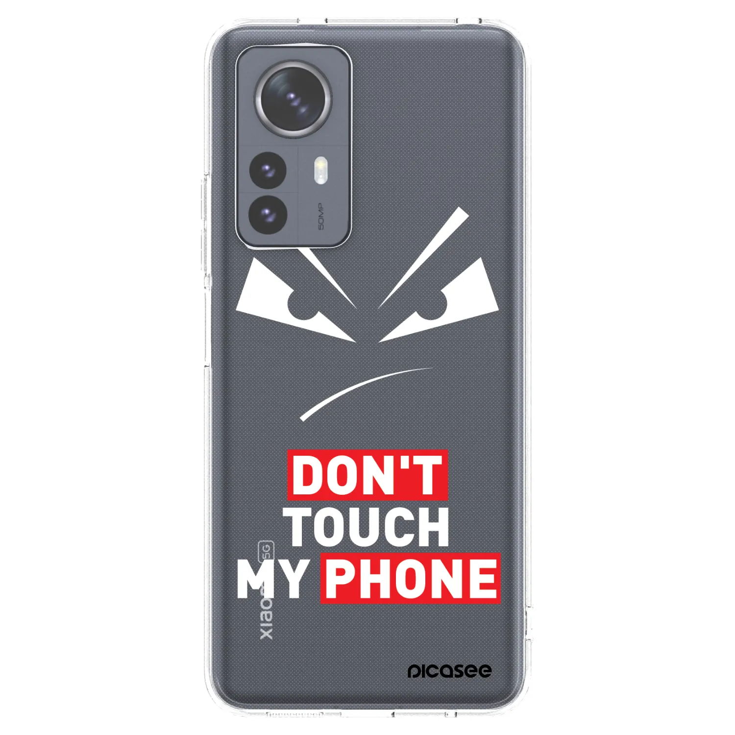 Picasee husă transparentă din silicon pentru Xiaomi 12 Pro - Evil Eye - Transparent