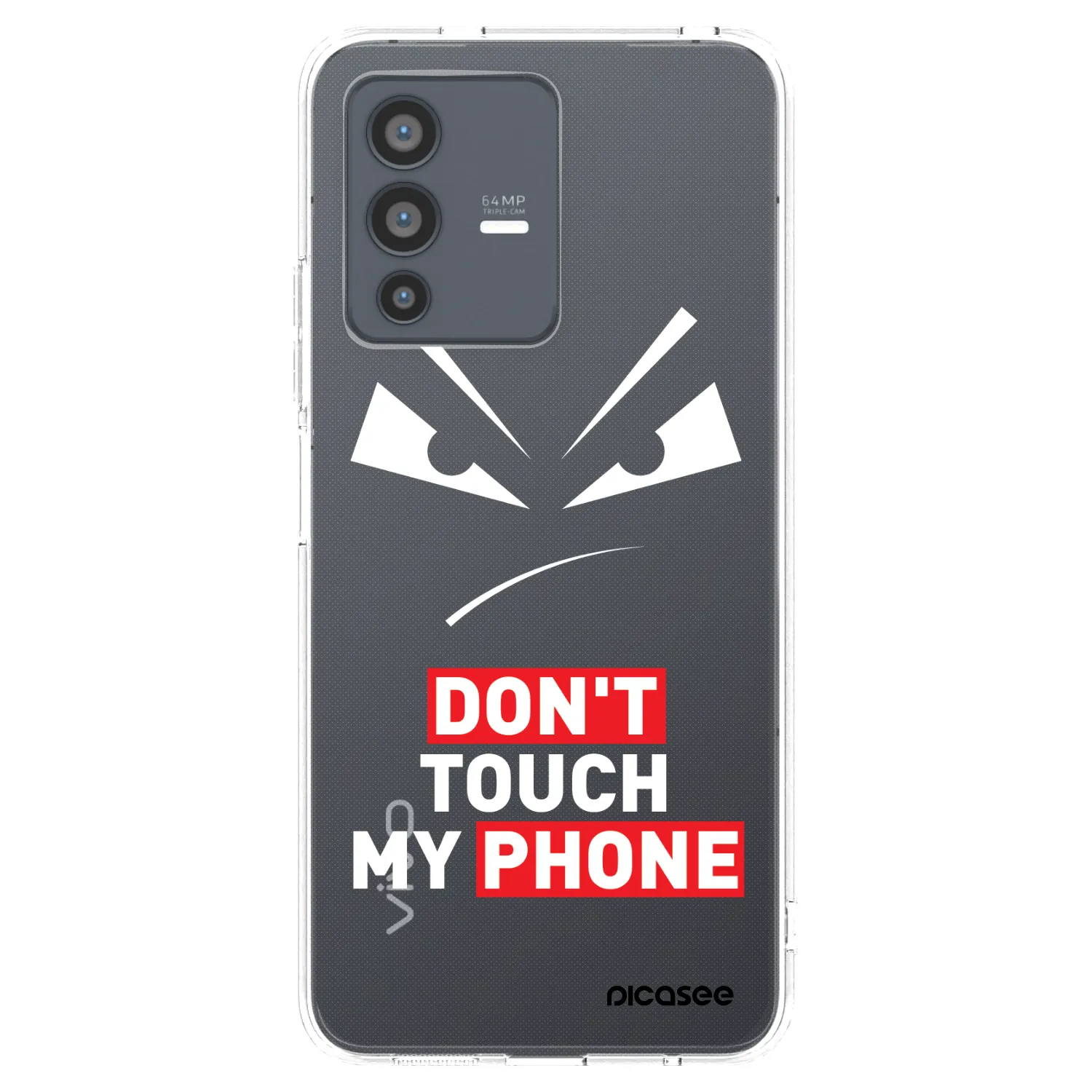 Picasee husă transparentă din silicon pentru Vivo V23 5G - Evil Eye - Transparent