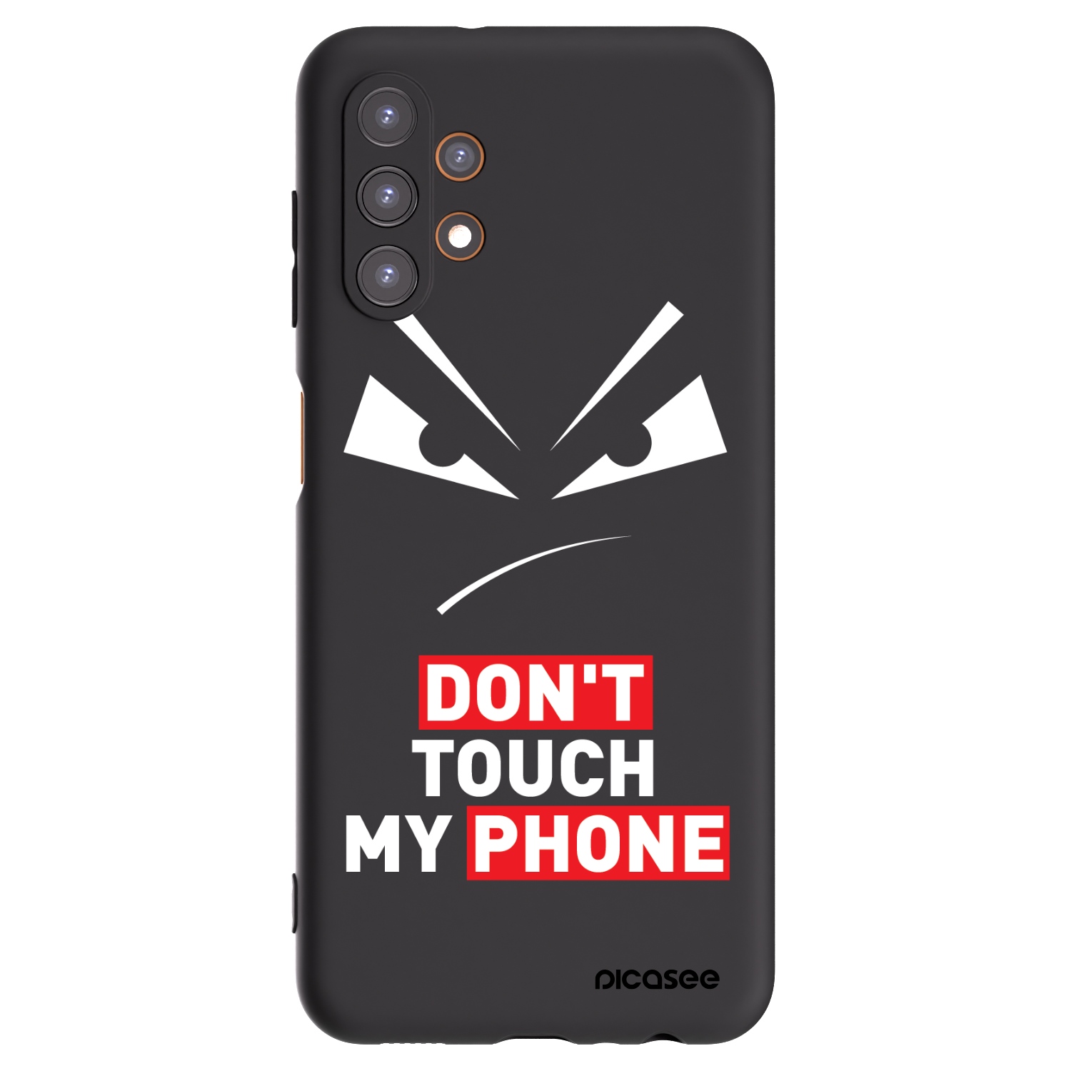 Picasee husă neagră din silicon pentru Samsung Galaxy A13 4G A135 - Evil Eye - Transparent