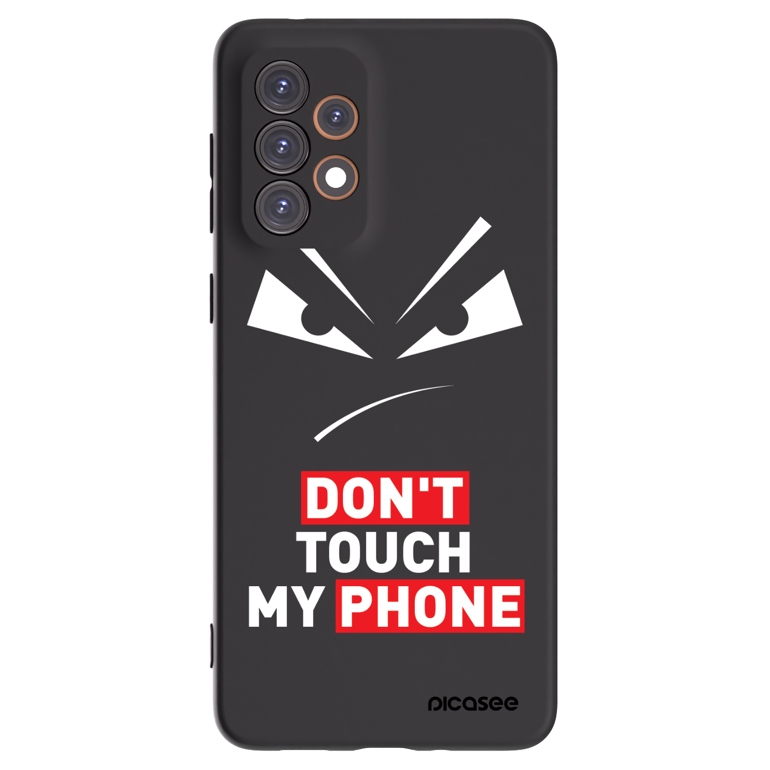 Picasee husă neagră din silicon pentru Samsung Galaxy A33 5G A336 - Evil Eye - Transparent