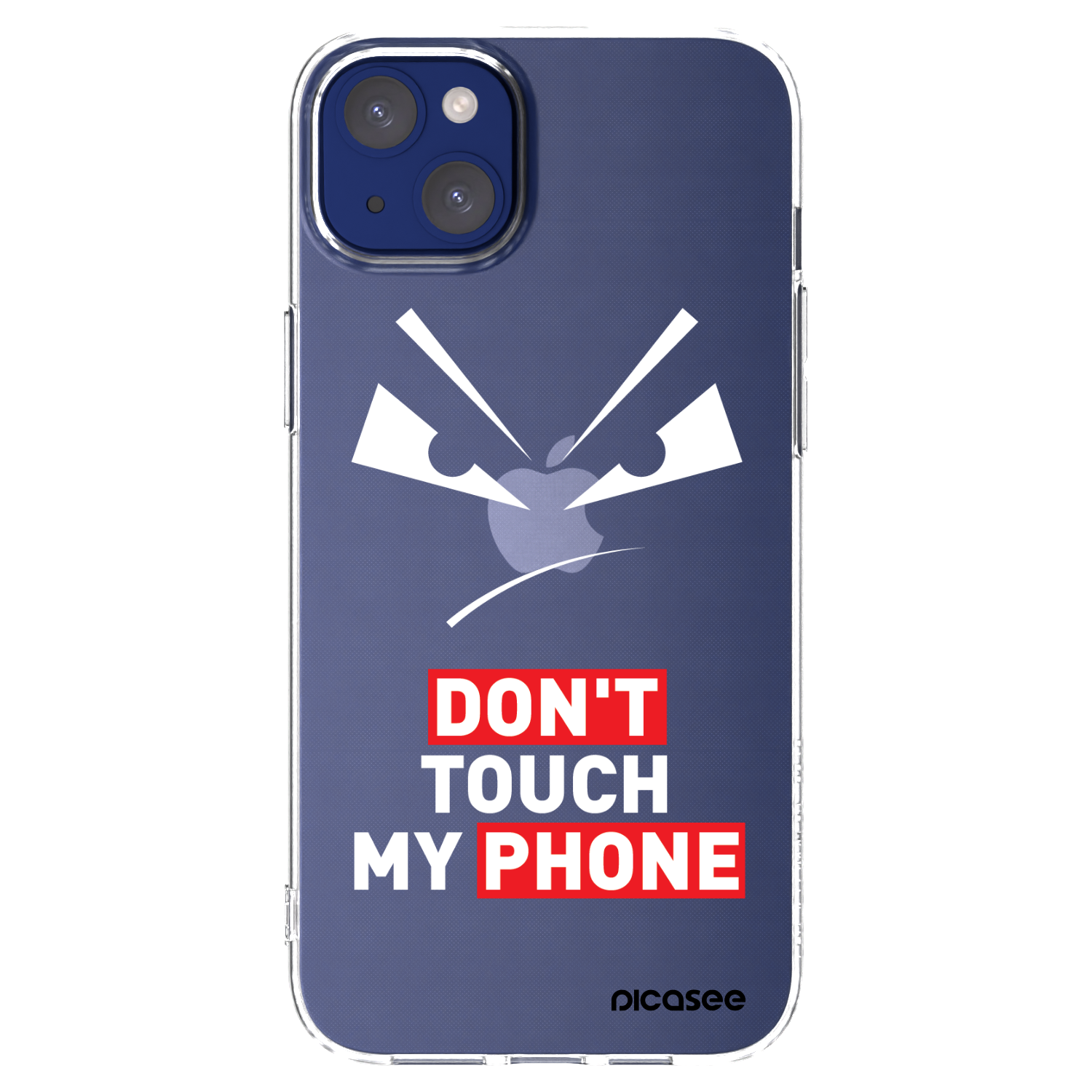 Picasee husă transparentă din silicon pentru Apple iPhone 14 Plus - Evil Eye - Transparent