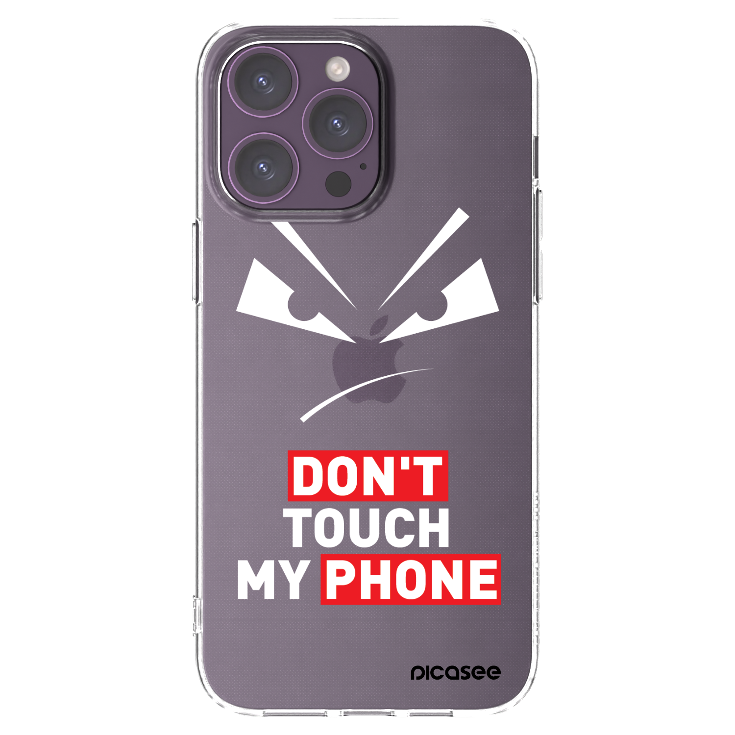 Picasee husă transparentă din silicon pentru Apple iPhone 14 Pro Max - Evil Eye - Transparent