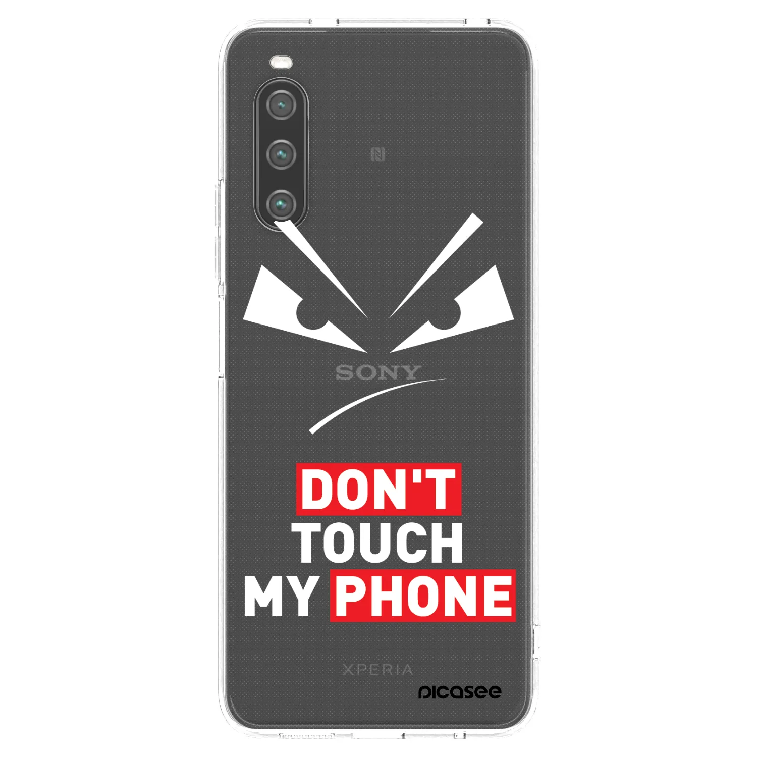 Picasee husă transparentă din silicon pentru Sony Xperia 10 IV 5G - Evil Eye - Transparent