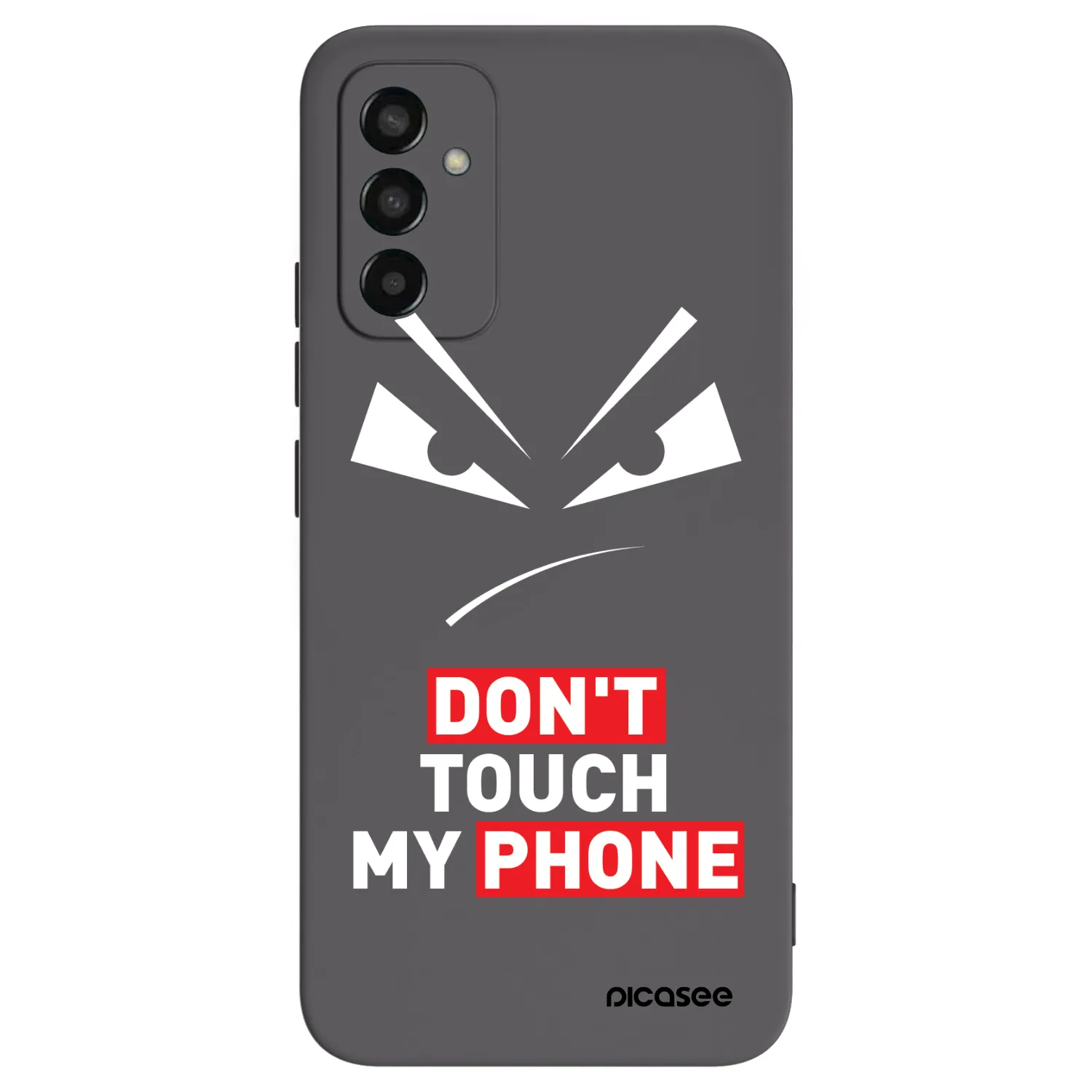 Picasee husă neagră din silicon pentru Samsung Galaxy M13 M135F - Evil Eye - Transparent