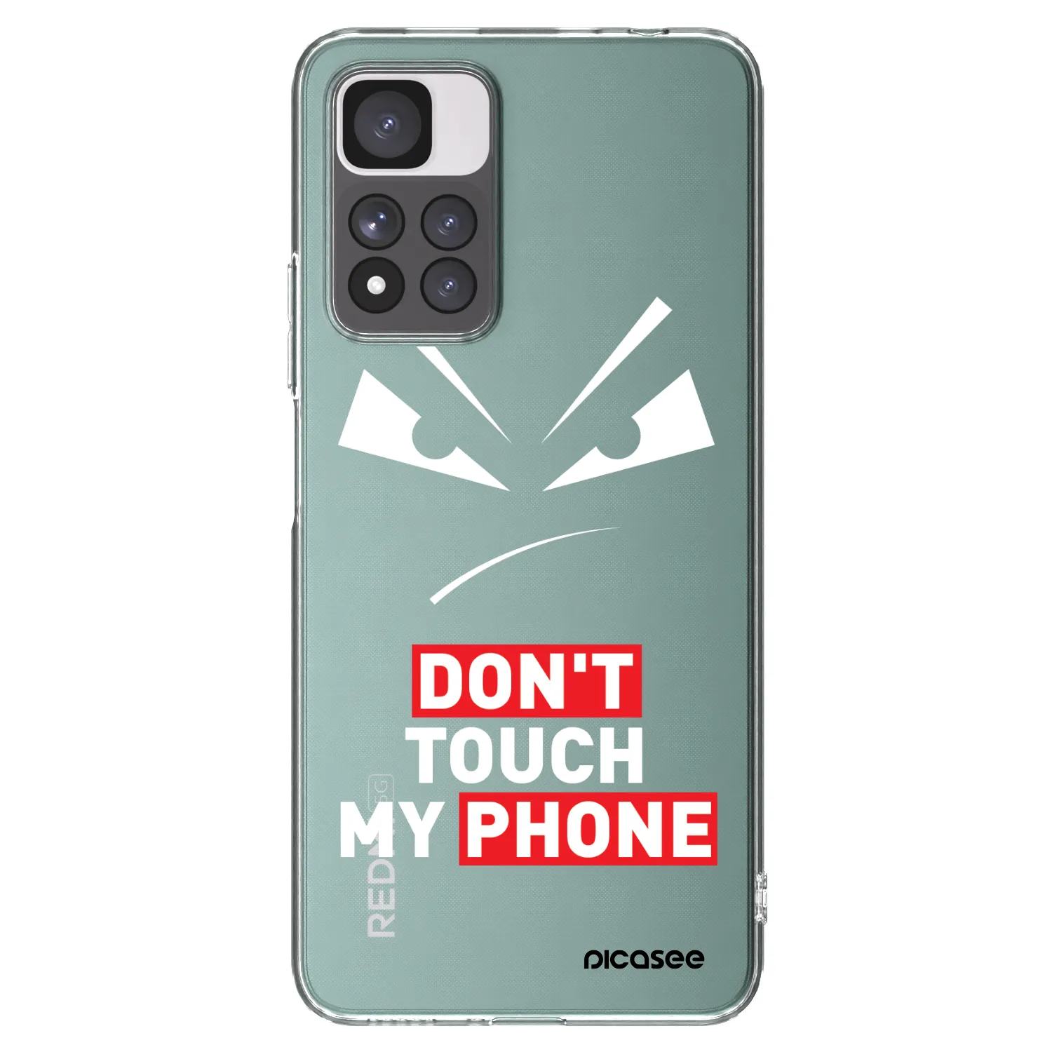 Picasee husă transparentă din silicon pentru Xiaomi Redmi Note 11 Pro+ 5G - Evil Eye - Transparent