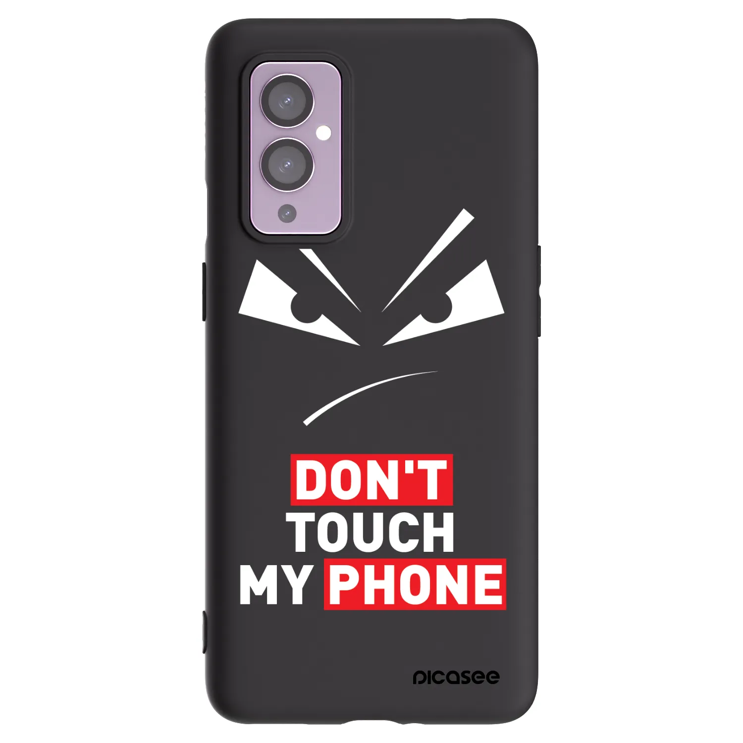 Picasee husă neagră din silicon pentru OnePlus 9 - Evil Eye - Transparent