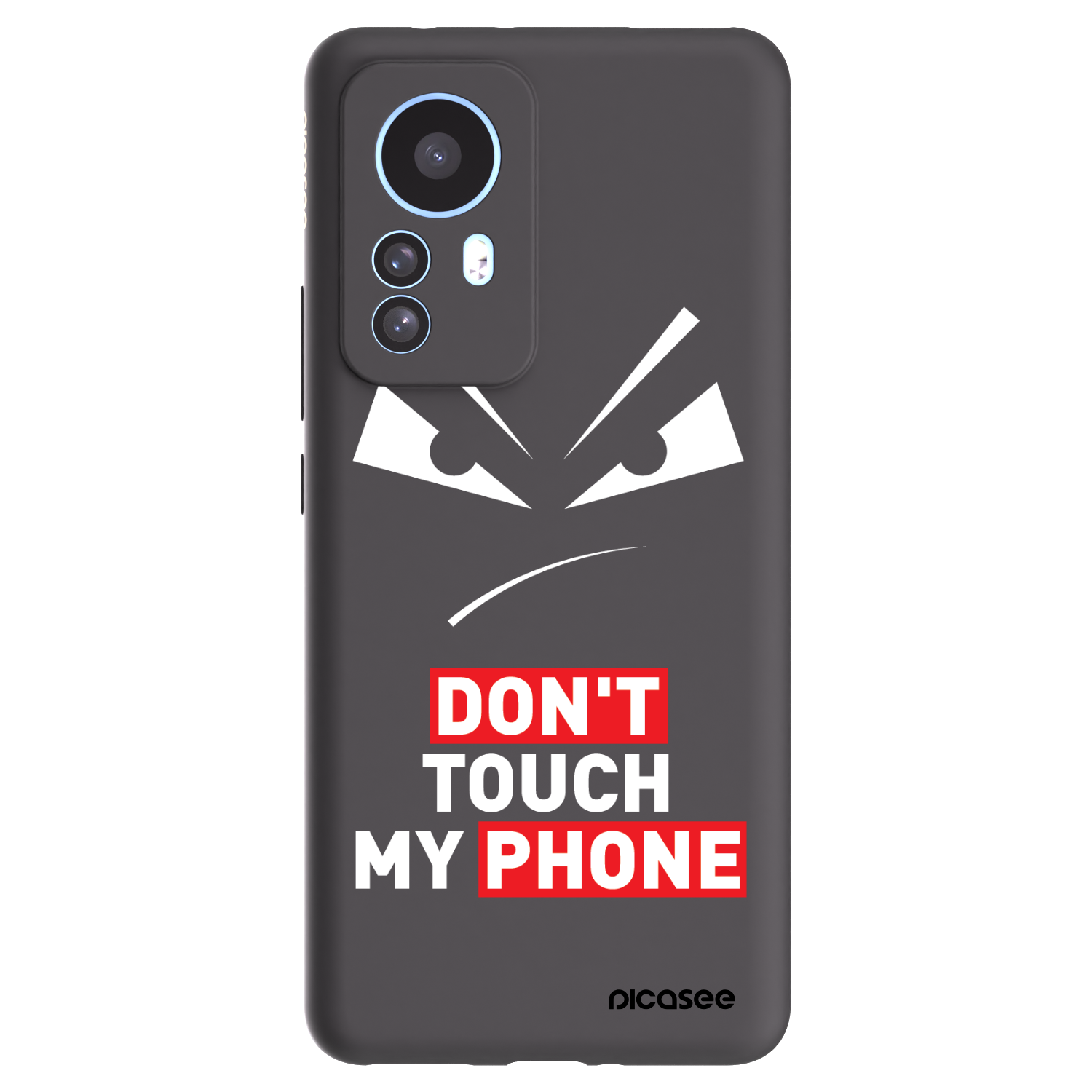 Picasee husă neagră din silicon pentru Xiaomi 12T - Evil Eye - Transparent