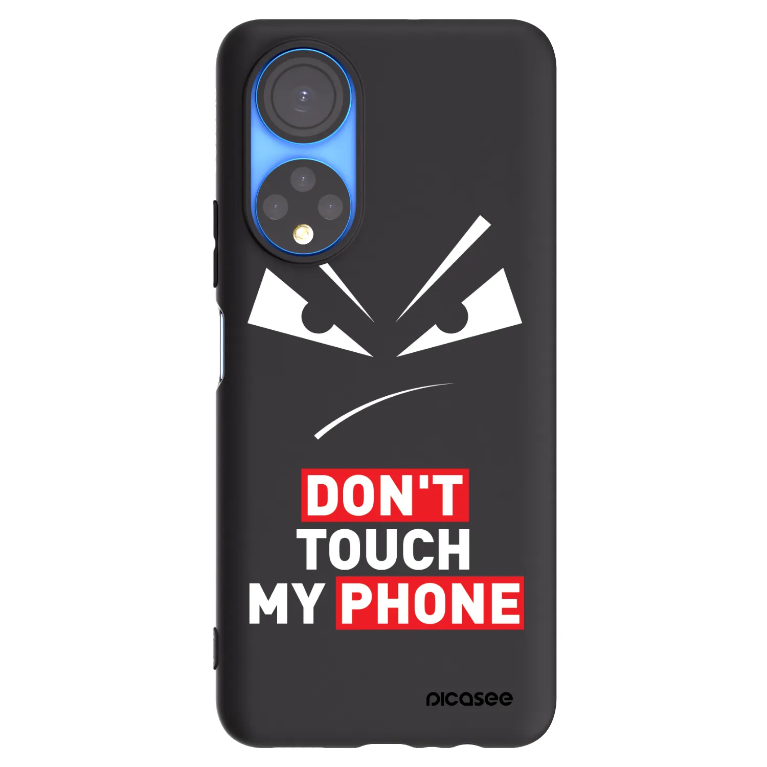 Picasee husă neagră din silicon pentru Honor X7 - Evil Eye - Transparent