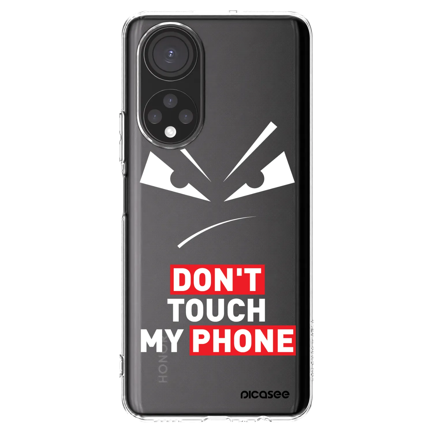 Picasee husă transparentă din silicon pentru Honor X7 - Evil Eye - Transparent