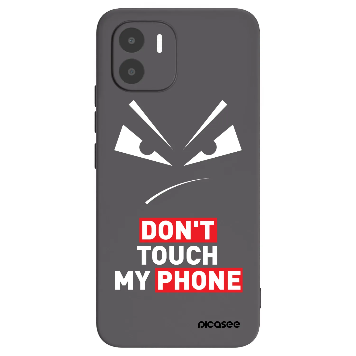 Picasee husă neagră din silicon pentru Xiaomi Redmi A1 - Evil Eye - Transparent