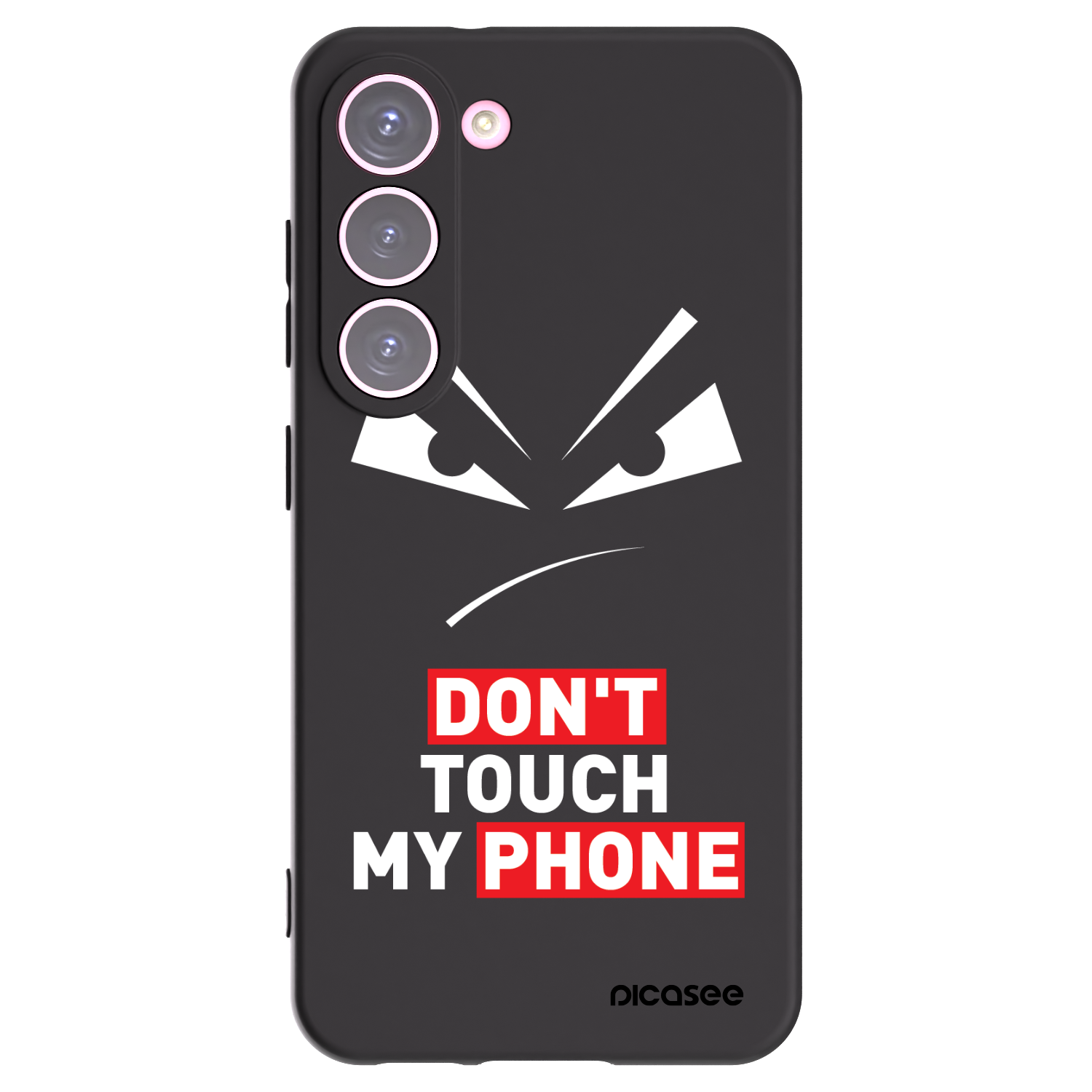 Picasee husă neagră din silicon pentru Samsung Galaxy S23 5G - Evil Eye - Transparent