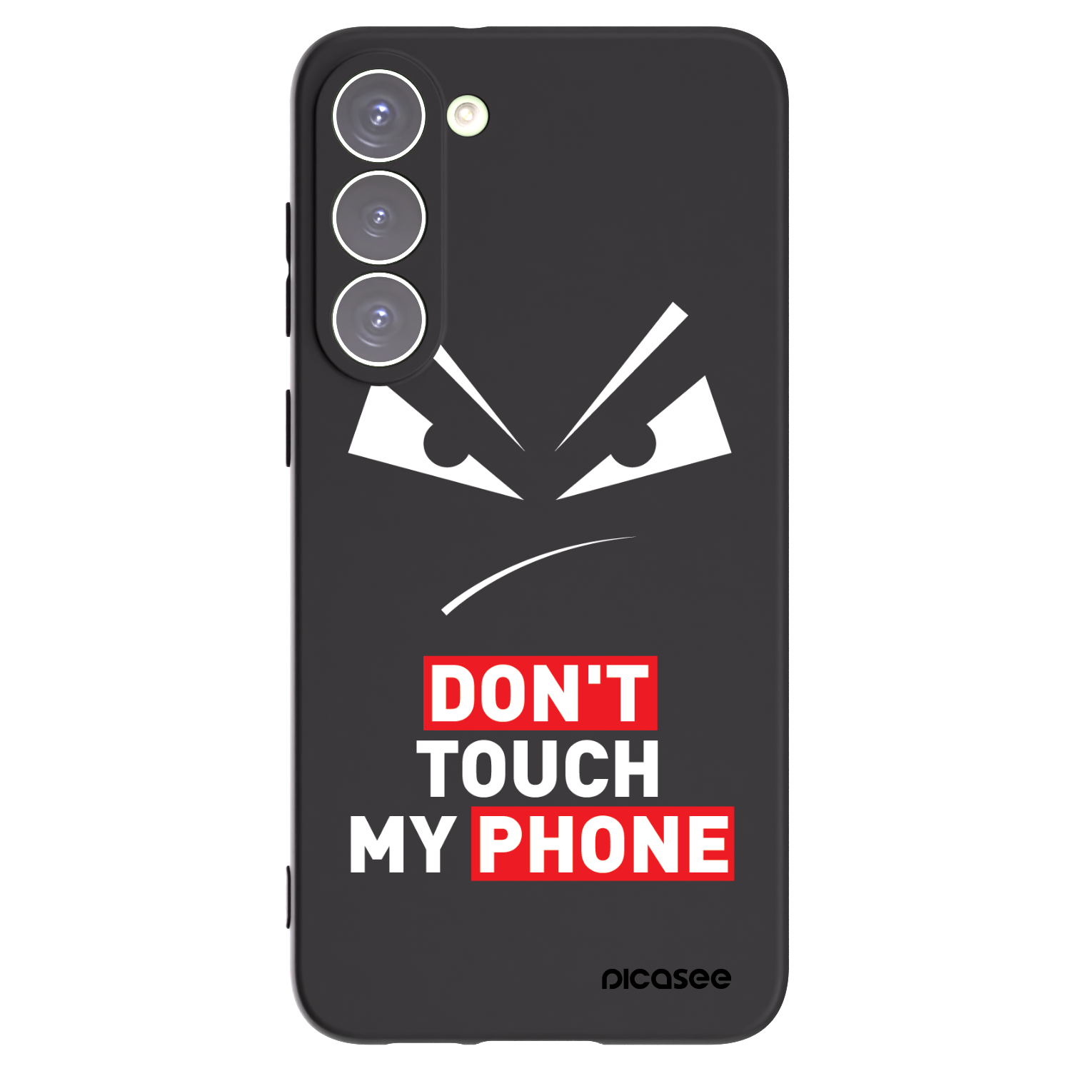 Picasee husă neagră din silicon pentru Samsung Galaxy S23+ 5G - Evil Eye - Transparent