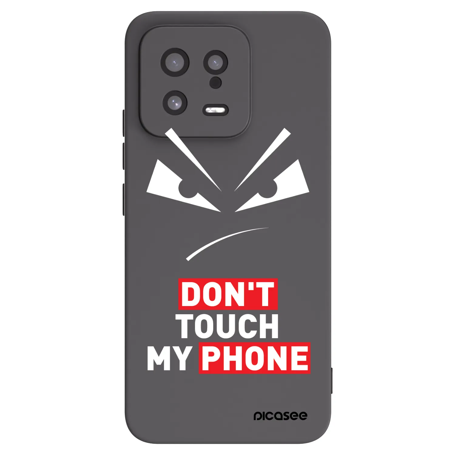 Picasee husă neagră din silicon pentru Xiaomi 13 - Evil Eye - Transparent