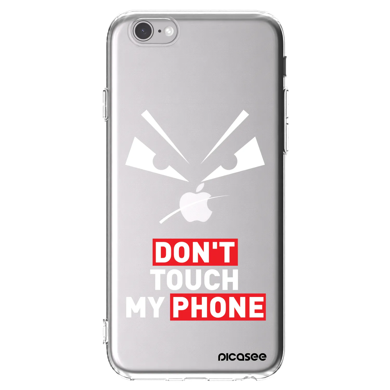 Picasee husă transparentă din silicon pentru Apple iPhone 6/6S - Evil Eye - Transparent