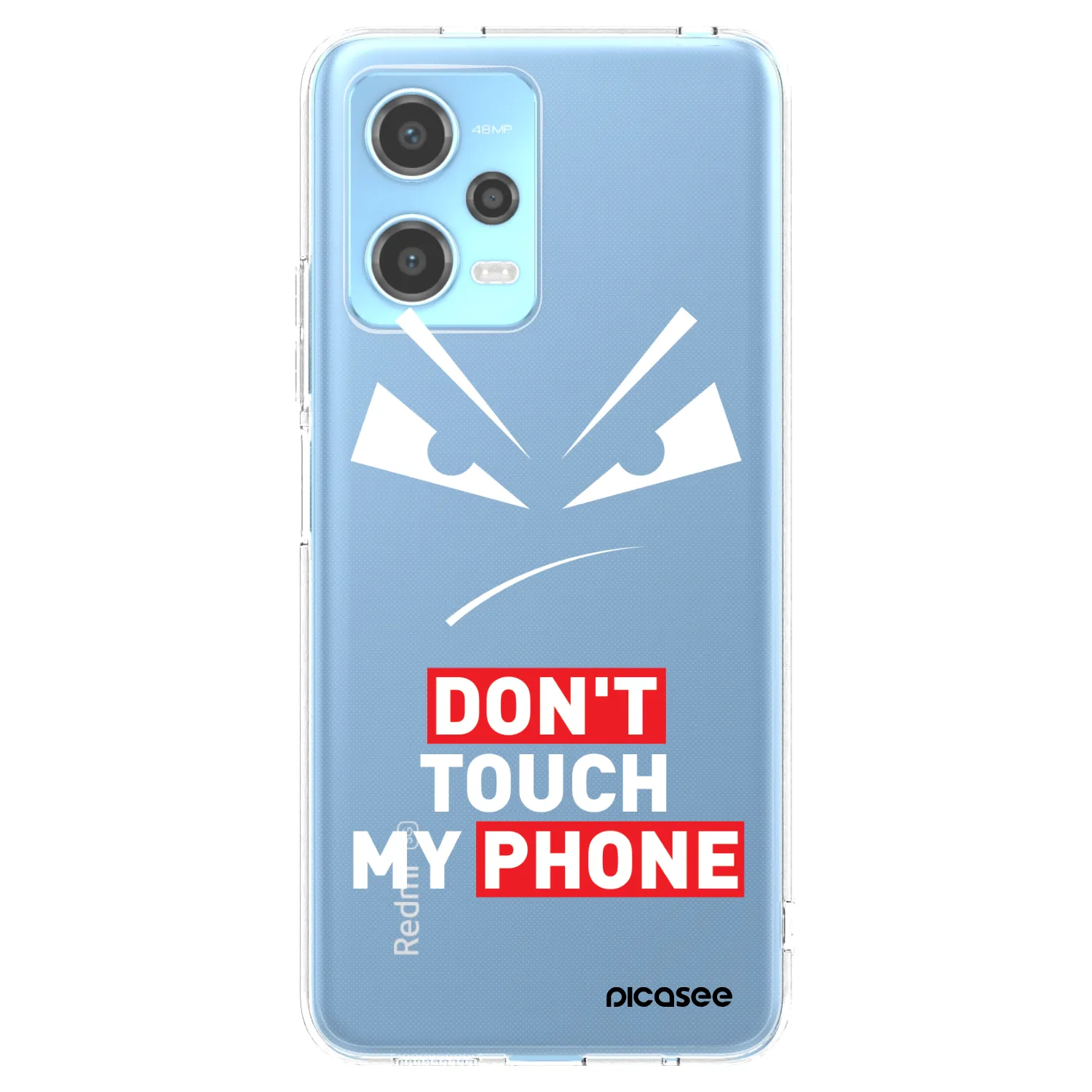 Picasee husă transparentă din silicon pentru Xiaomi Redmi Note 12 5G - Evil Eye - Transparent