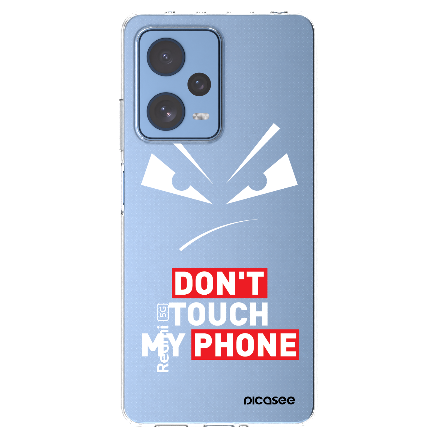 Picasee husă transparentă din silicon pentru Xiaomi Redmi Note 12 Pro 5G - Evil Eye - Transparent