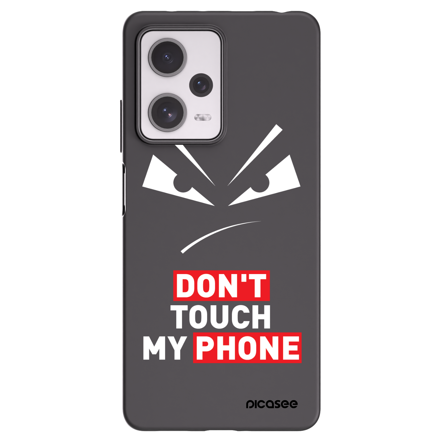 Picasee husă neagră din silicon pentru Xiaomi Redmi Note 12 Pro+ 5G - Evil Eye - Transparent